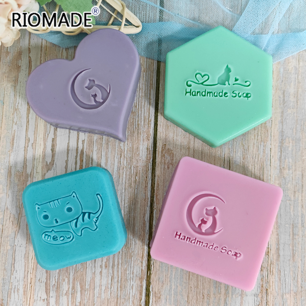 Soap Making Business - Cute Cat Handmade Soap Stamp Kitty