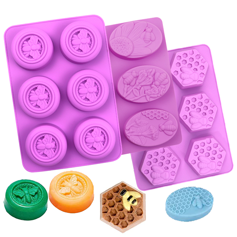 Soap Making Business - Honeycomb Soap Mold 3D Bumble Bee