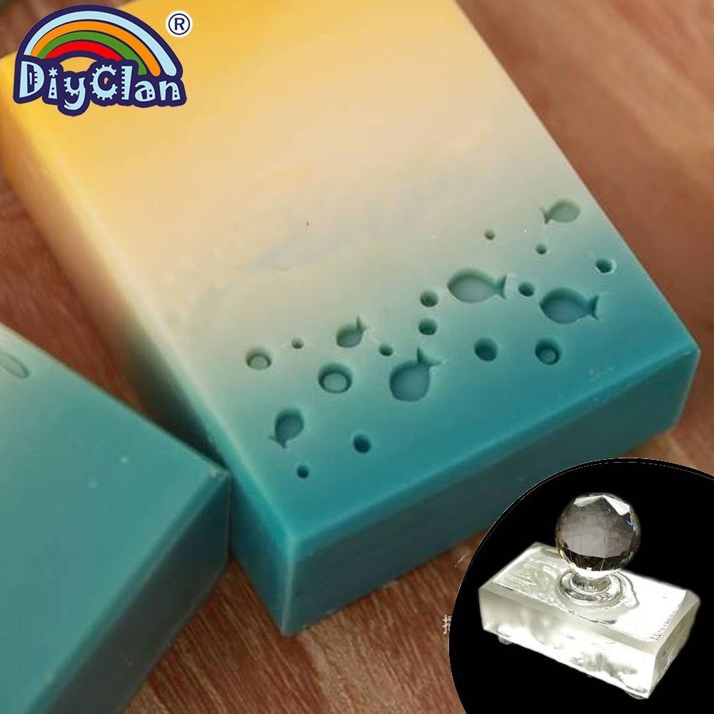 Soap Making Business - Cute fish group handmade soap stamp