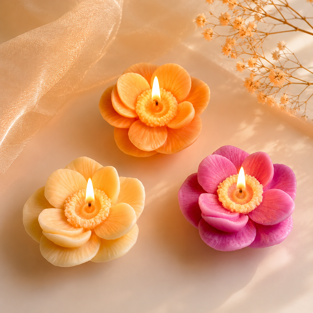 Soap Making Supplies Wholesale - Wholesale Flowers Silicone Candle Mold Aroma