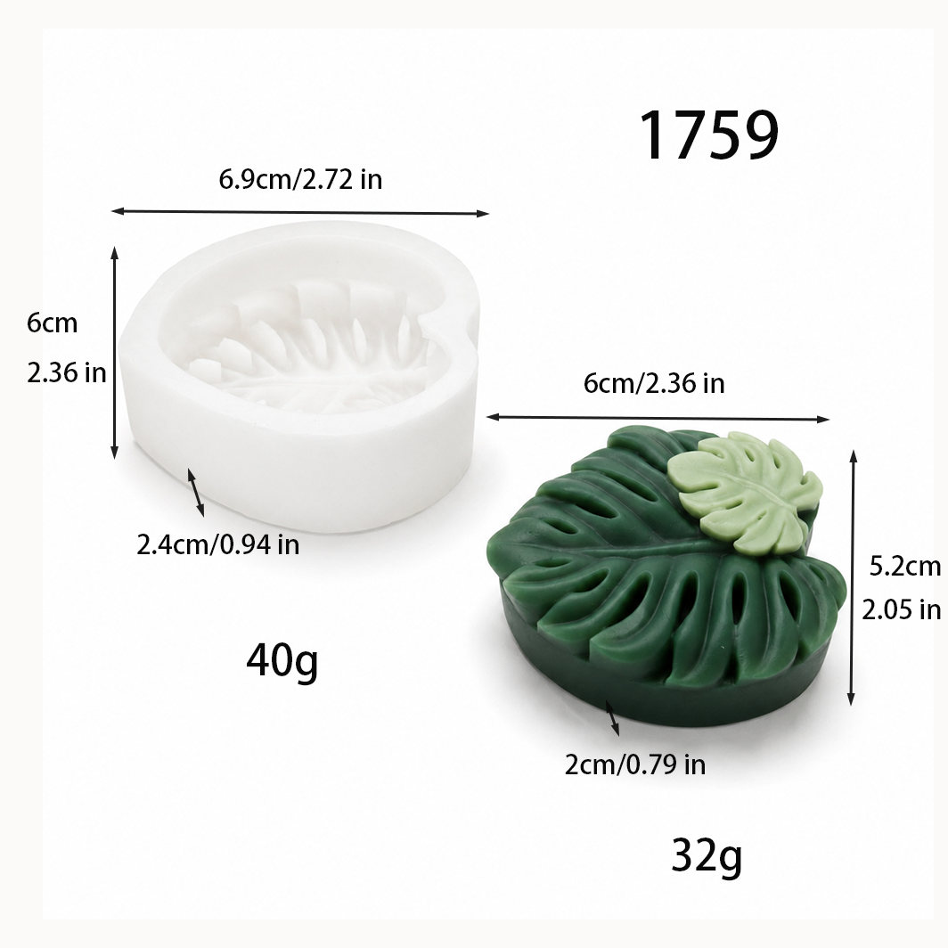 Soap Making Supplies Wholesale - Wholesale Leaf Silicone Candle Mold Aroma