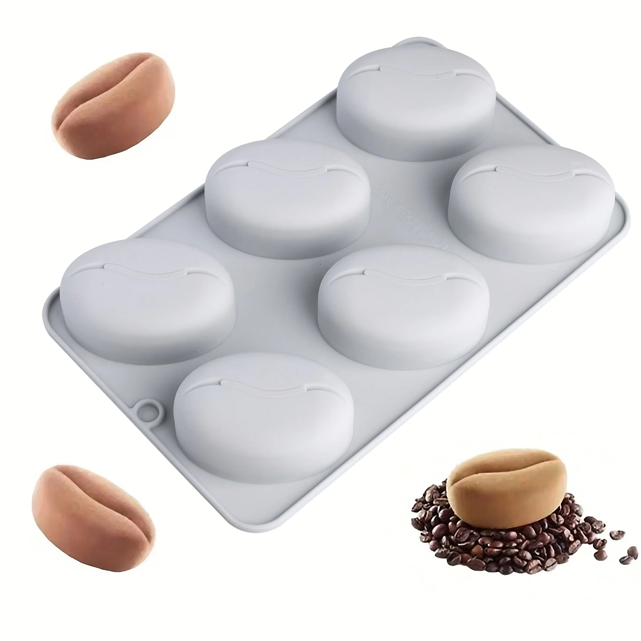 Soap Making Activity - Silicone Mold for Coffee Beans-A Non-Stick