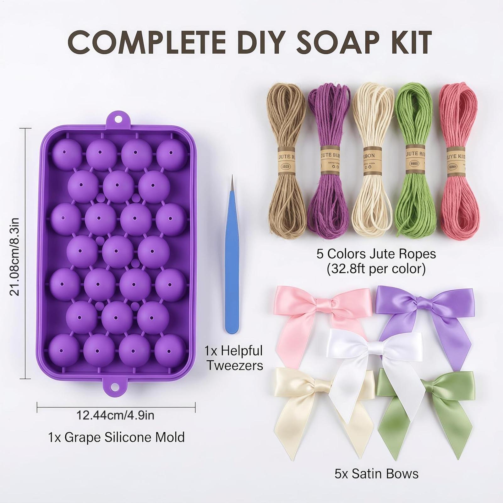 DIY Soap Making Kit Grape Soap - Soap Making Kit For Beginners reseña y precio