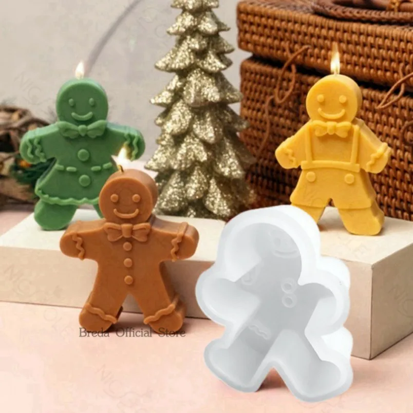 3D Smile Gingerbread Man Silic - Soap Making Business reseña y precio
