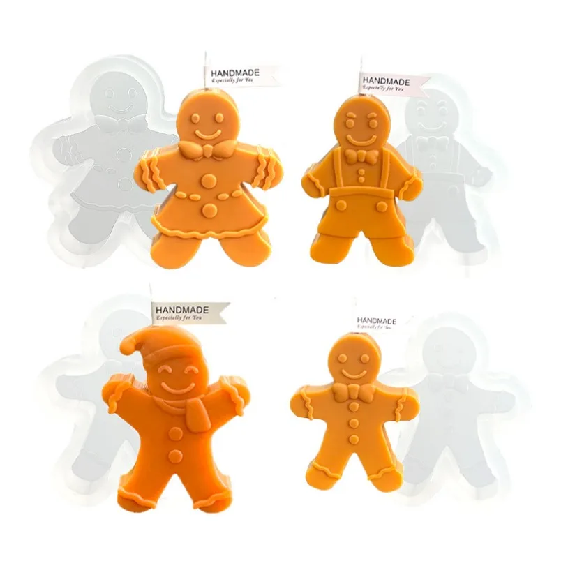 3D Smile Gingerbread Man Silic - Soap Making Business reseña y precio