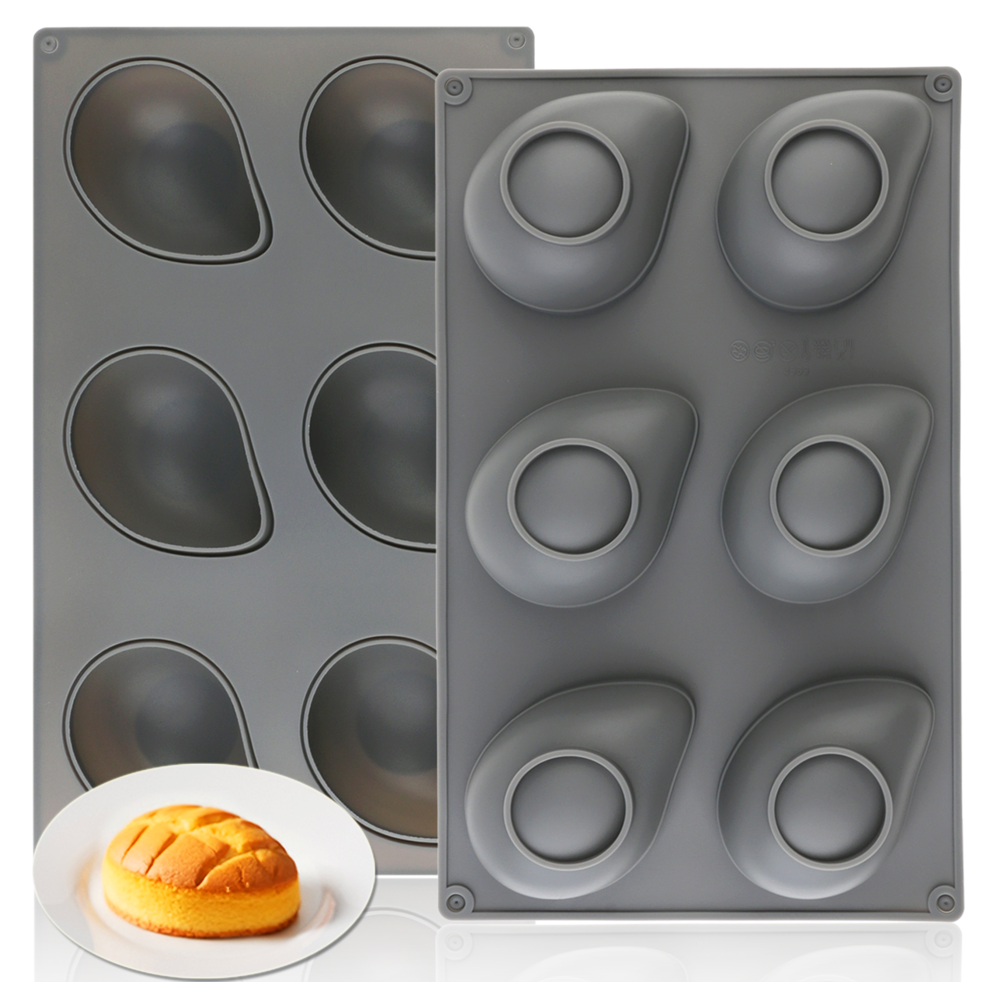 1pcs Gray Thick Silicone Mouss - Soap Making Activity reseña y precio