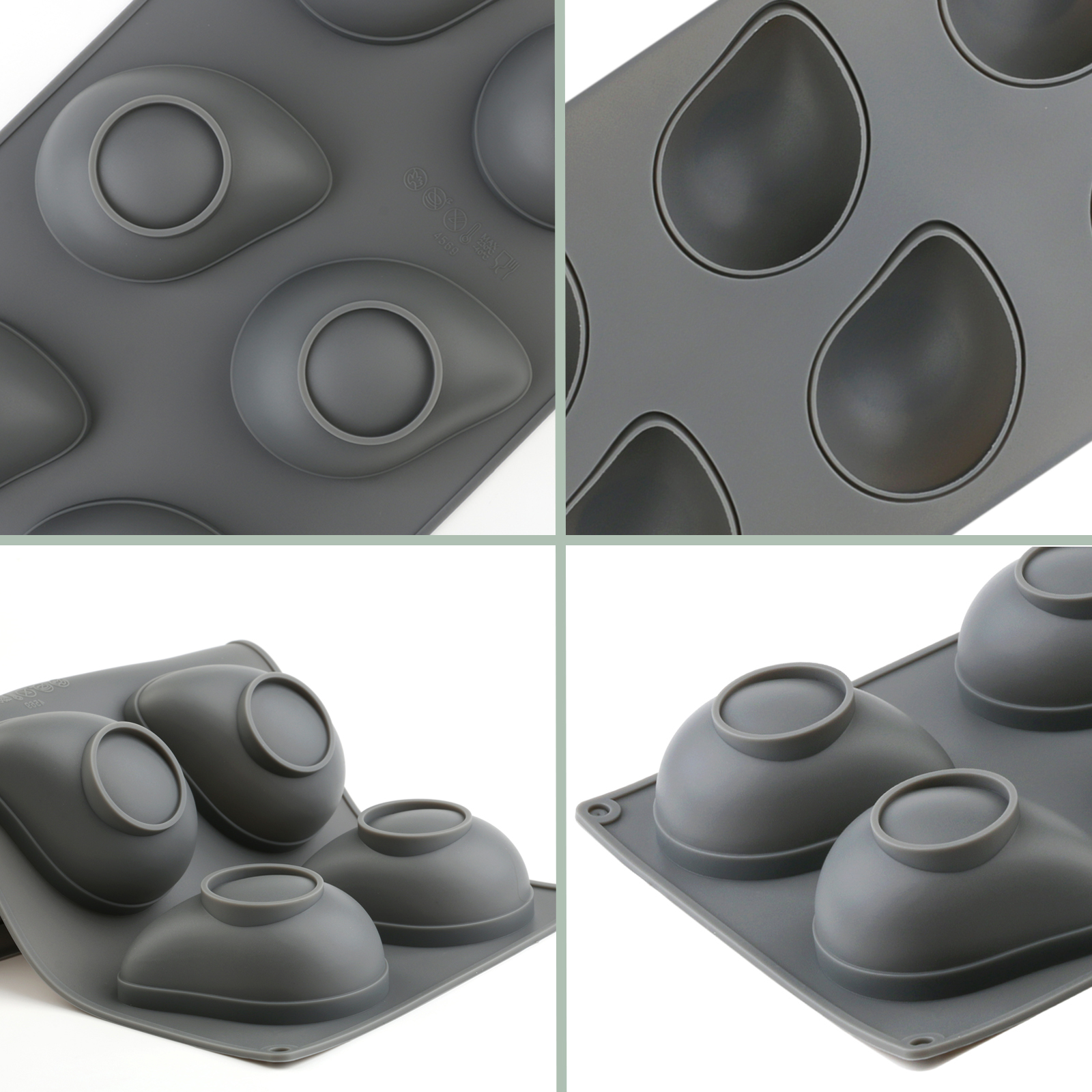1pcs Gray Thick Silicone Mouss - Soap Making Activity reseña y precio