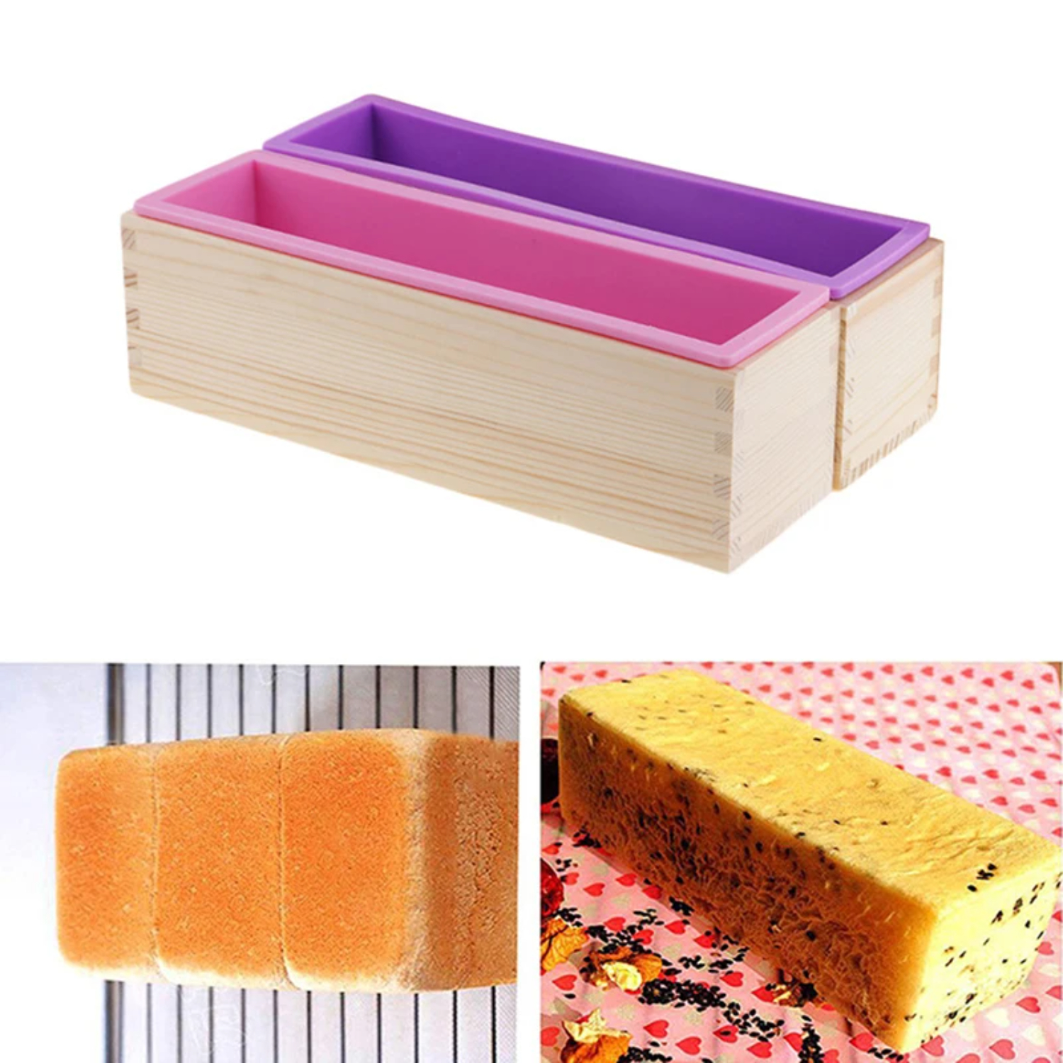 1200ML Silicone Soap Mold Rect - Soap Making Supplies Wholesale reseña y precio