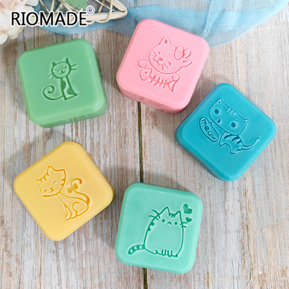 Cute Cat Handmade Soap Stamp K - Soap Making Business reseña y precio