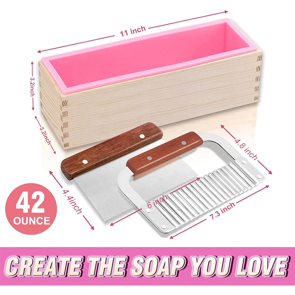 Rectangular Handmade Soap Mold - Soap Making Kit For Beginners reseña y precio