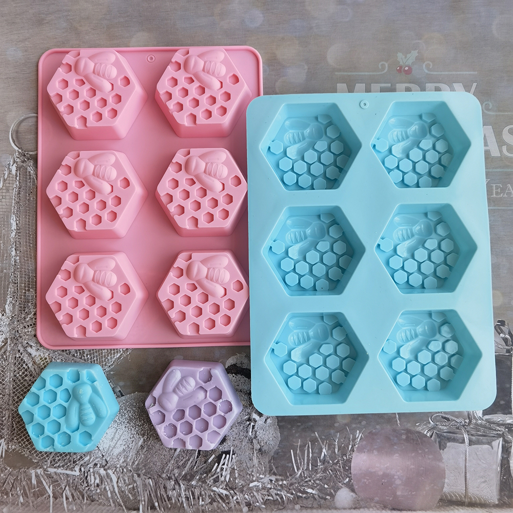 Silicone Hexagonal Bee Soap Mo - Soap Making Activity reseña y precio