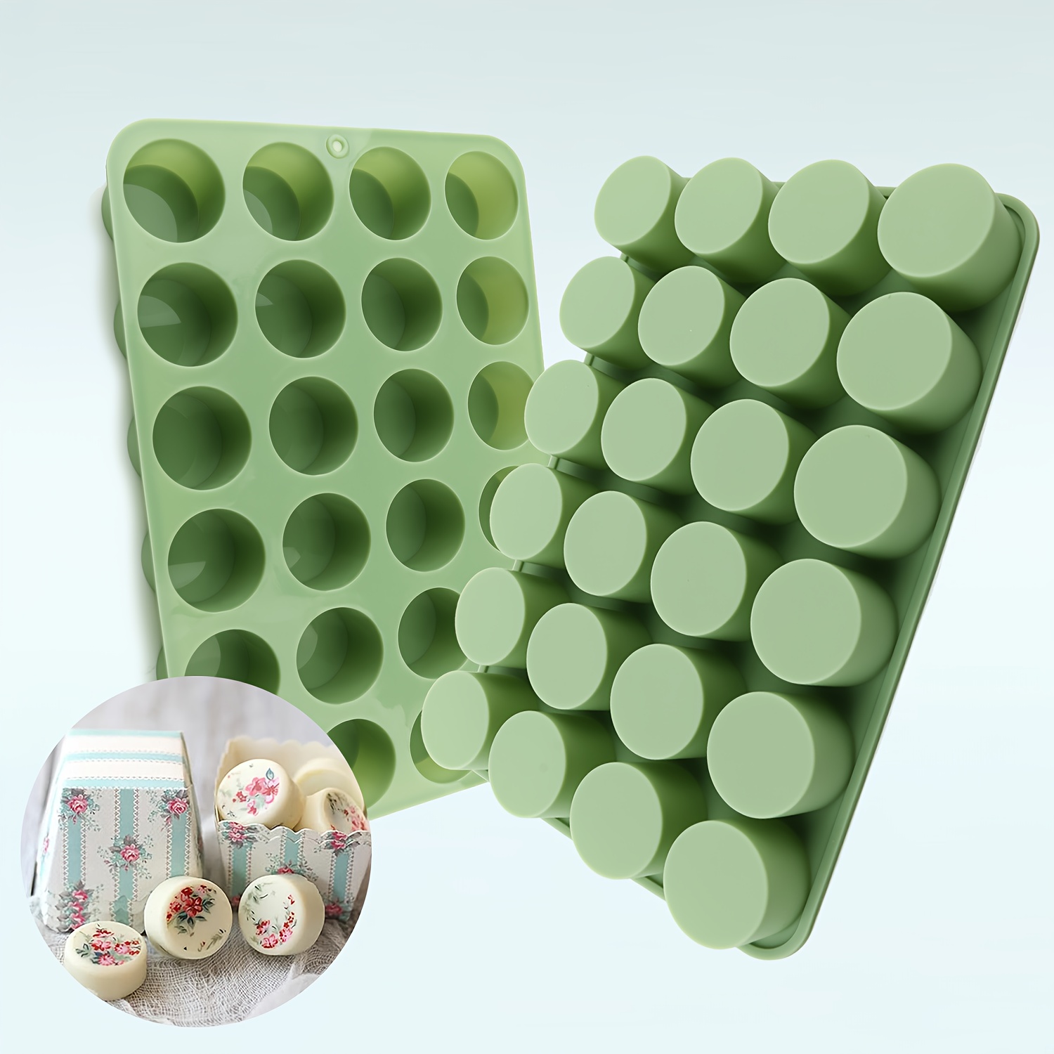 A Round Silicone Ice Cube Mold - Soap Making Business reseña y precio