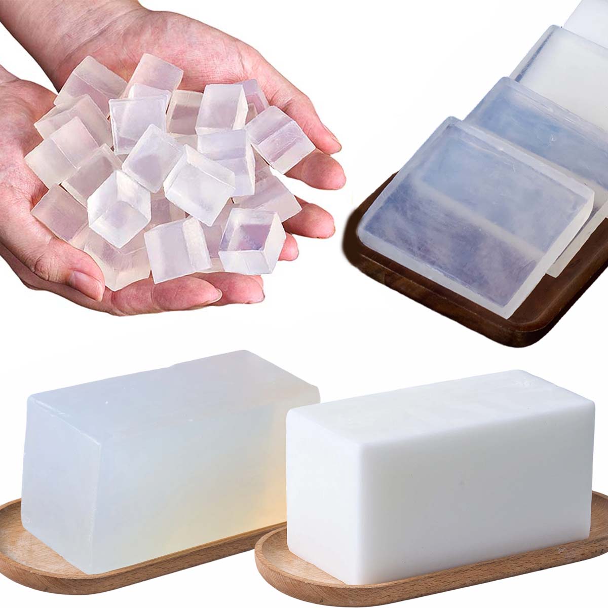 1000g Glycerin Soap Base DIY H - Soap Making Supplies Wholesale reseña y precio