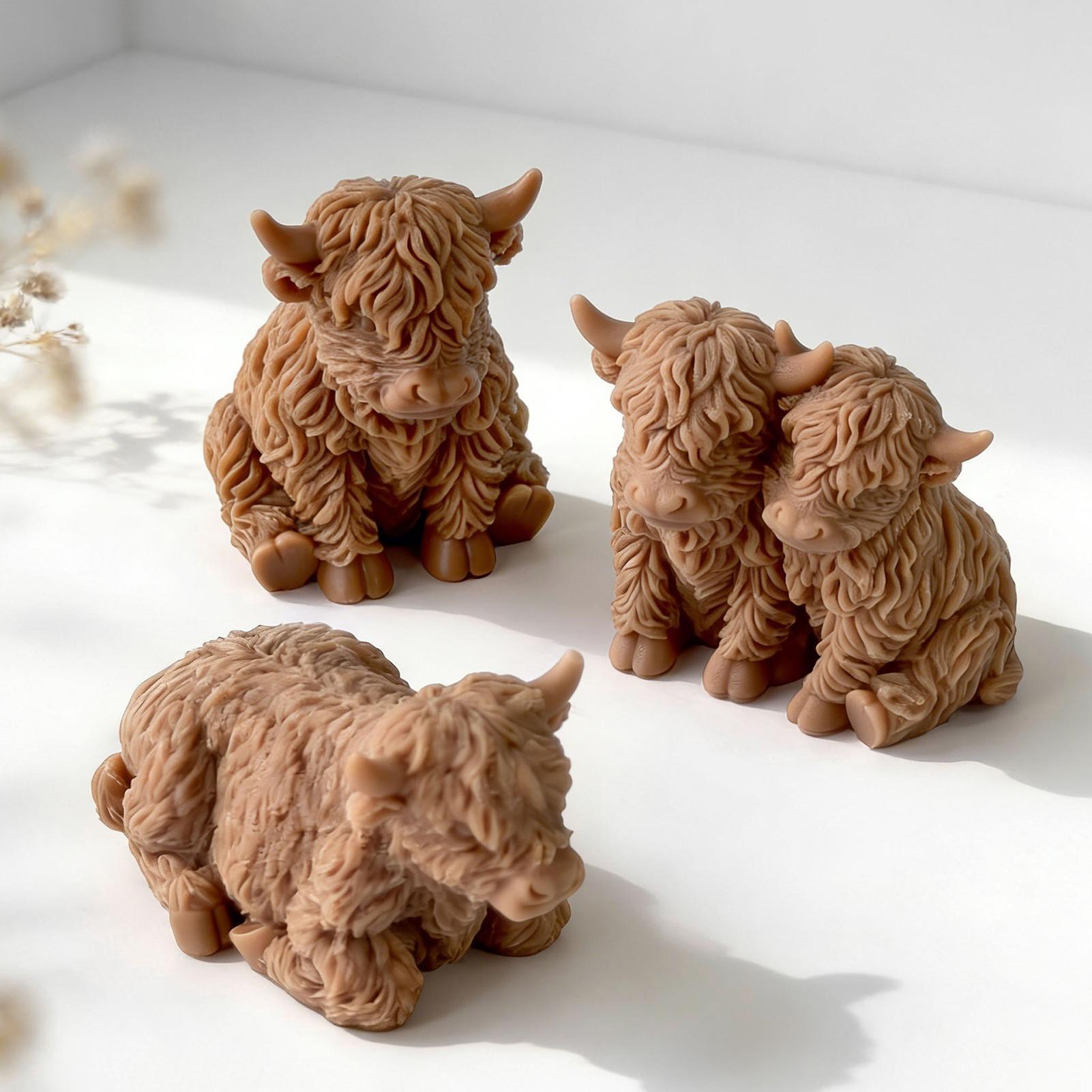 Highland Cow Silicone Mold Reu - Soap Making Business reseña y precio