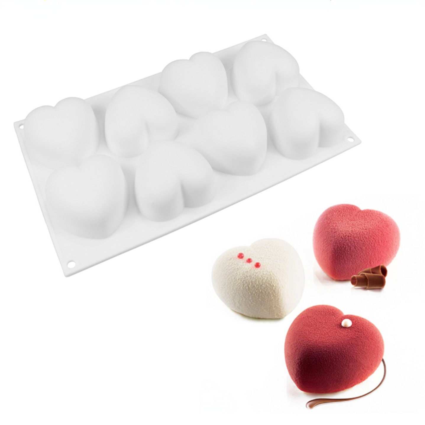 Love Heart Silicone Soap Mold  - Soap Making Activity reseña y precio