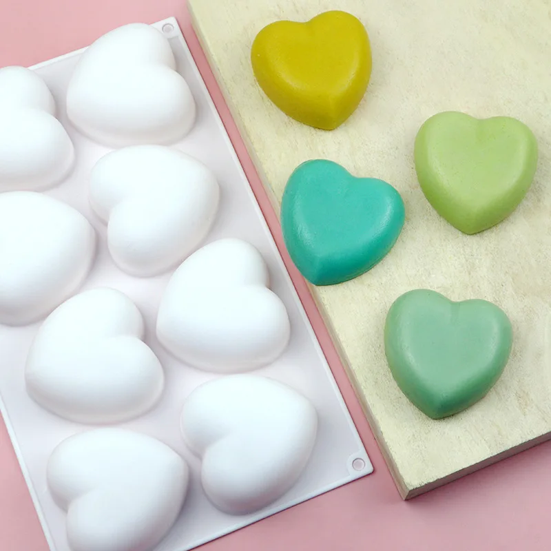 Love Heart Silicone Soap Mold  - Soap Making Activity reseña y precio