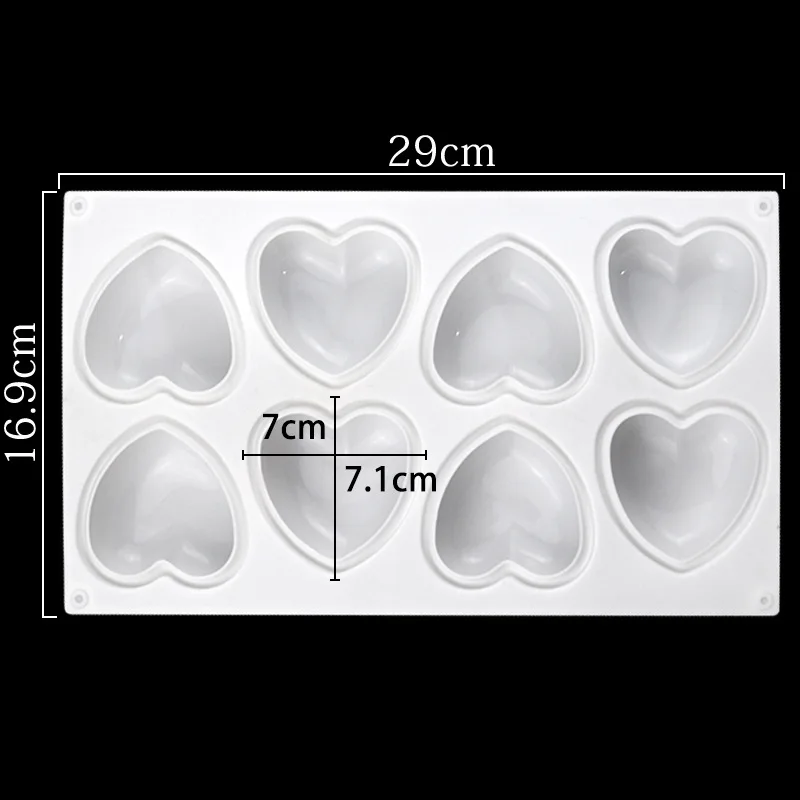 Love Heart Silicone Soap Mold  - Soap Making Activity reseña y precio