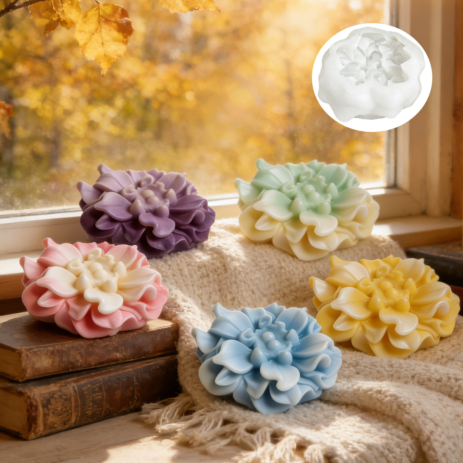 Silicone Mold Flower Shape 3D  - Soap Making Hobbycraft reseña y precio