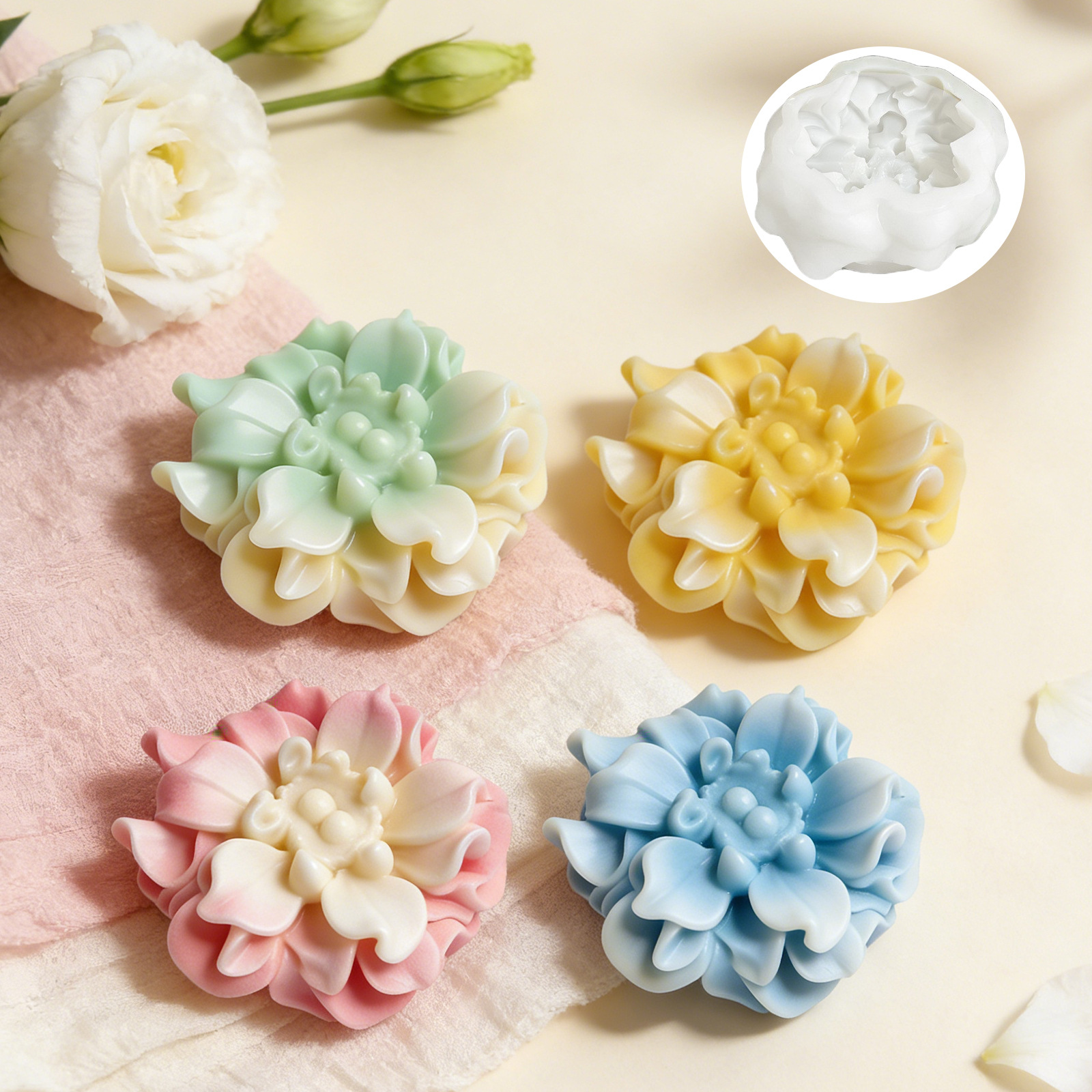 Silicone Mold Flower Shape 3D  - Soap Making Hobbycraft reseña y precio