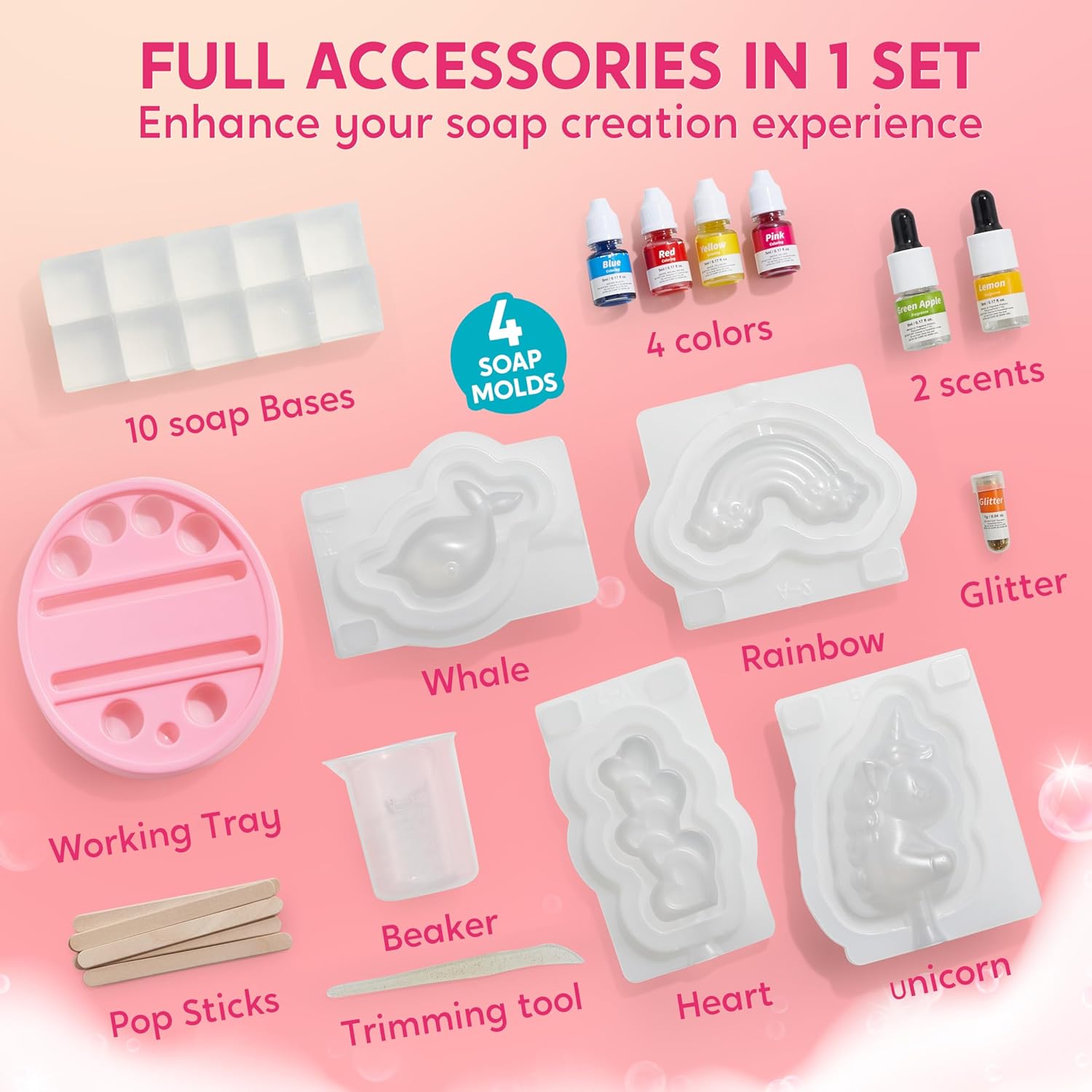 JOYFY Unicorn Soap Making Kit  - Soap Making Activity reseña y precio