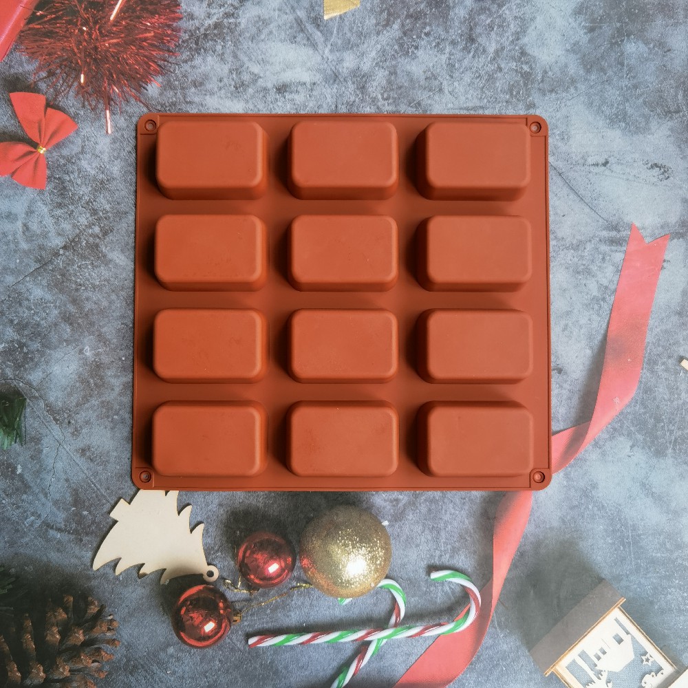 12 Cavity Square Silicone Soap - Soap Making Business reseña y precio