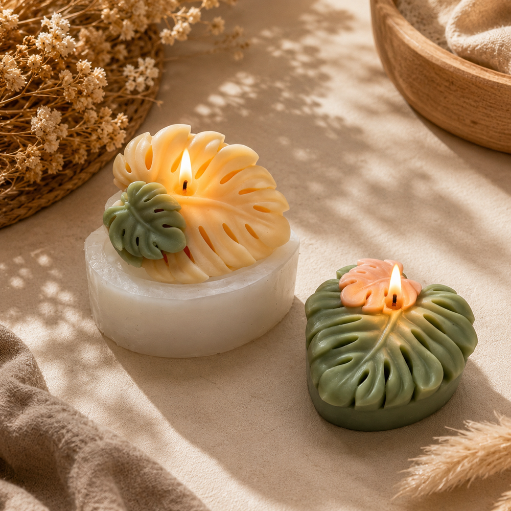 Wholesale Leaf Silicone Candle - Soap Making Supplies Wholesale reseña y precio