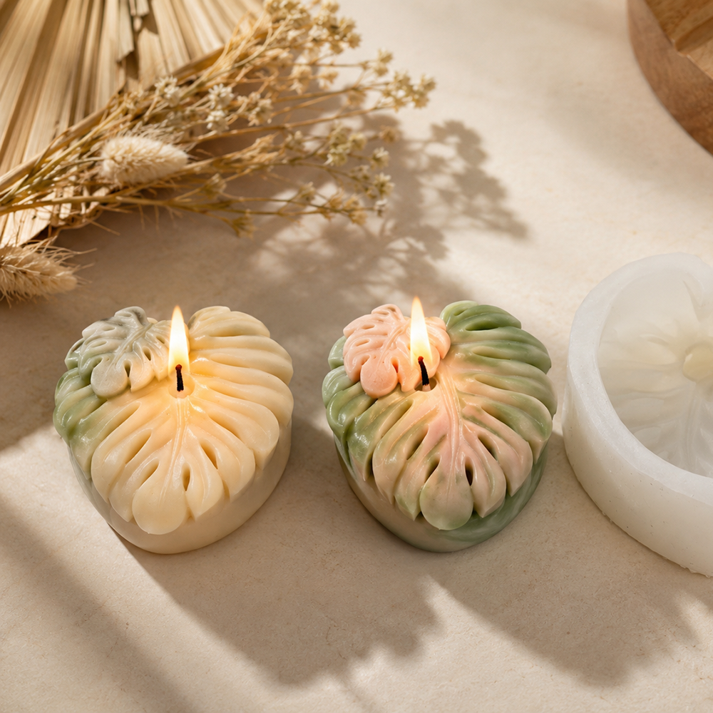 Wholesale Leaf Silicone Candle - Soap Making Supplies Wholesale reseña y precio