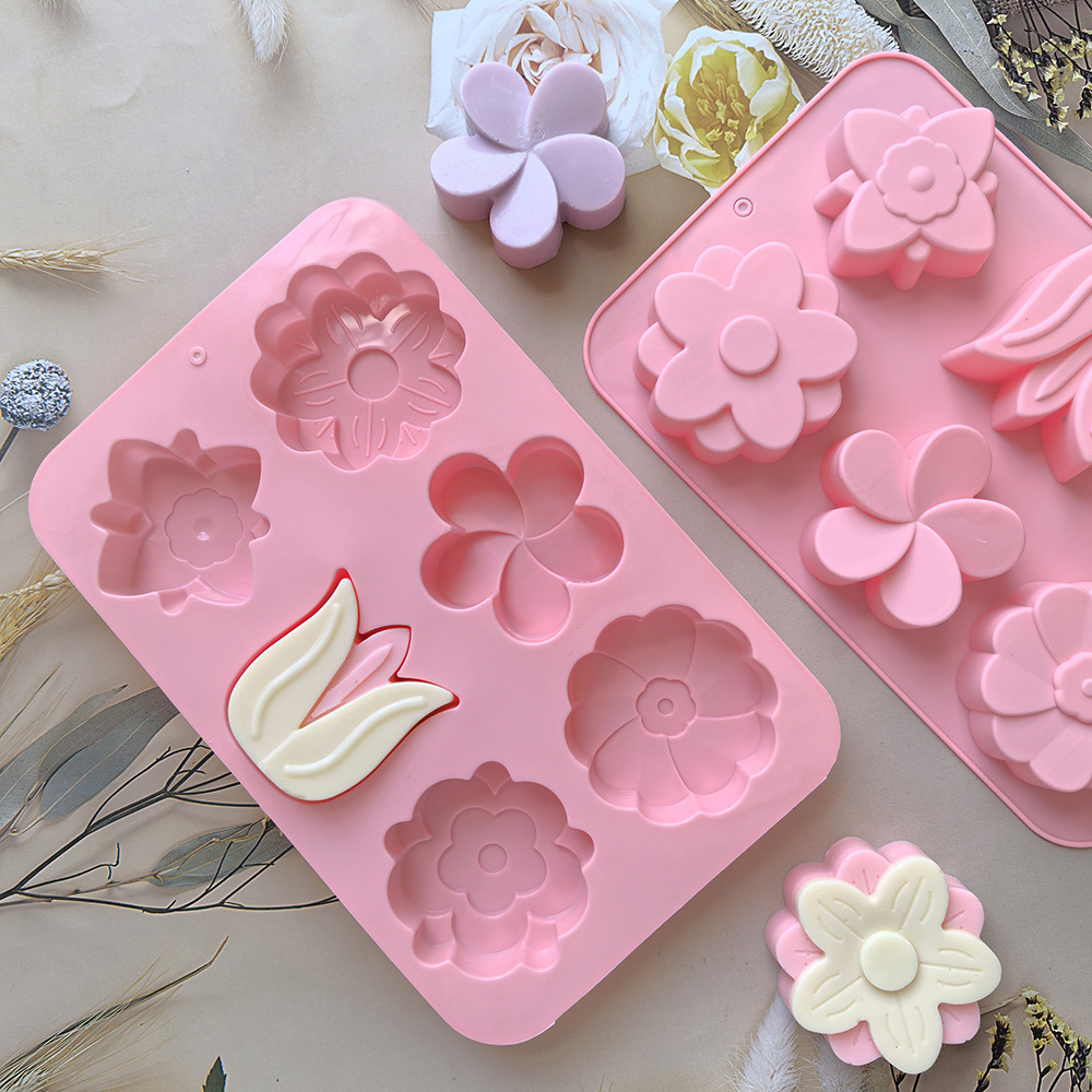 kinds Flower Silicone Molds Di - Soap Making Activity reseña y precio