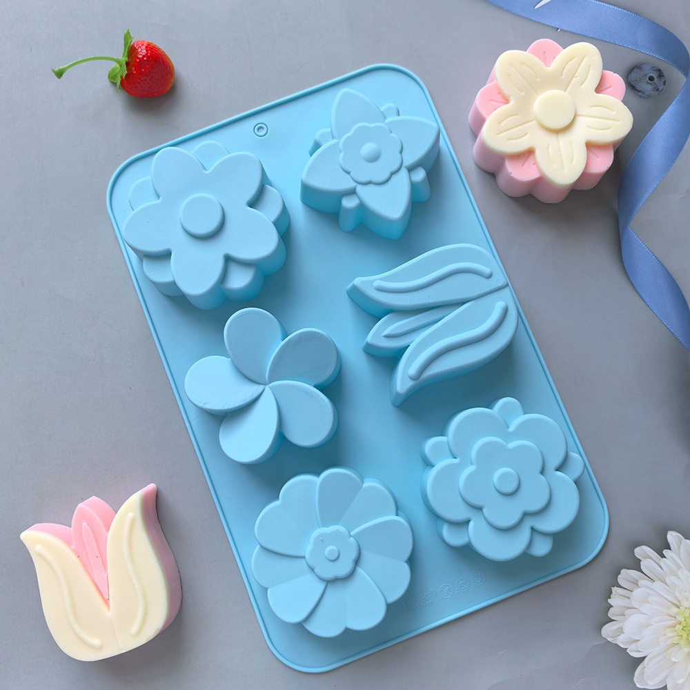 kinds Flower Silicone Molds Di - Soap Making Activity reseña y precio