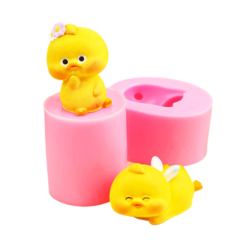 3D Smile Duck Silicone Candle  - Soap Making Business reseña y precio