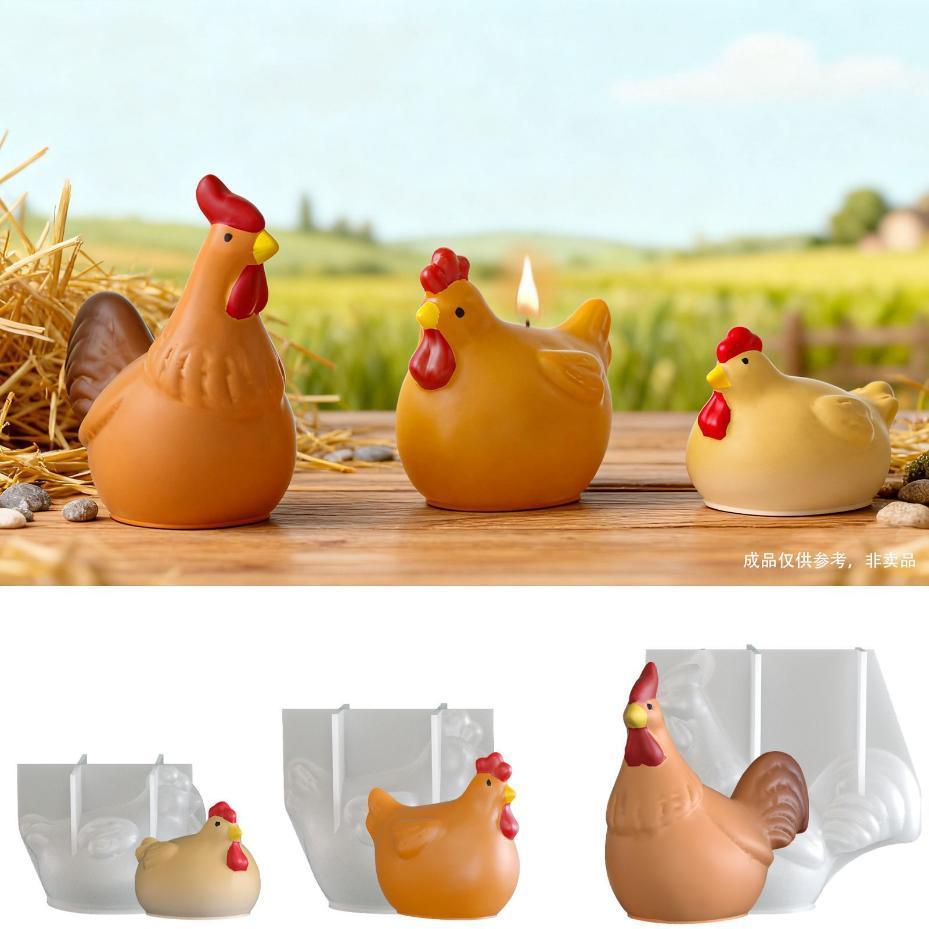 3D Chicken Candle Silicone Mol - Soap Making Business reseña y precio
