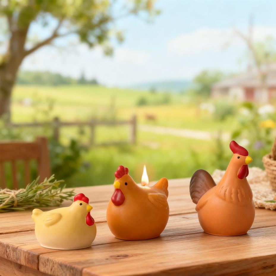 3D Chicken Candle Silicone Mol - Soap Making Business reseña y precio